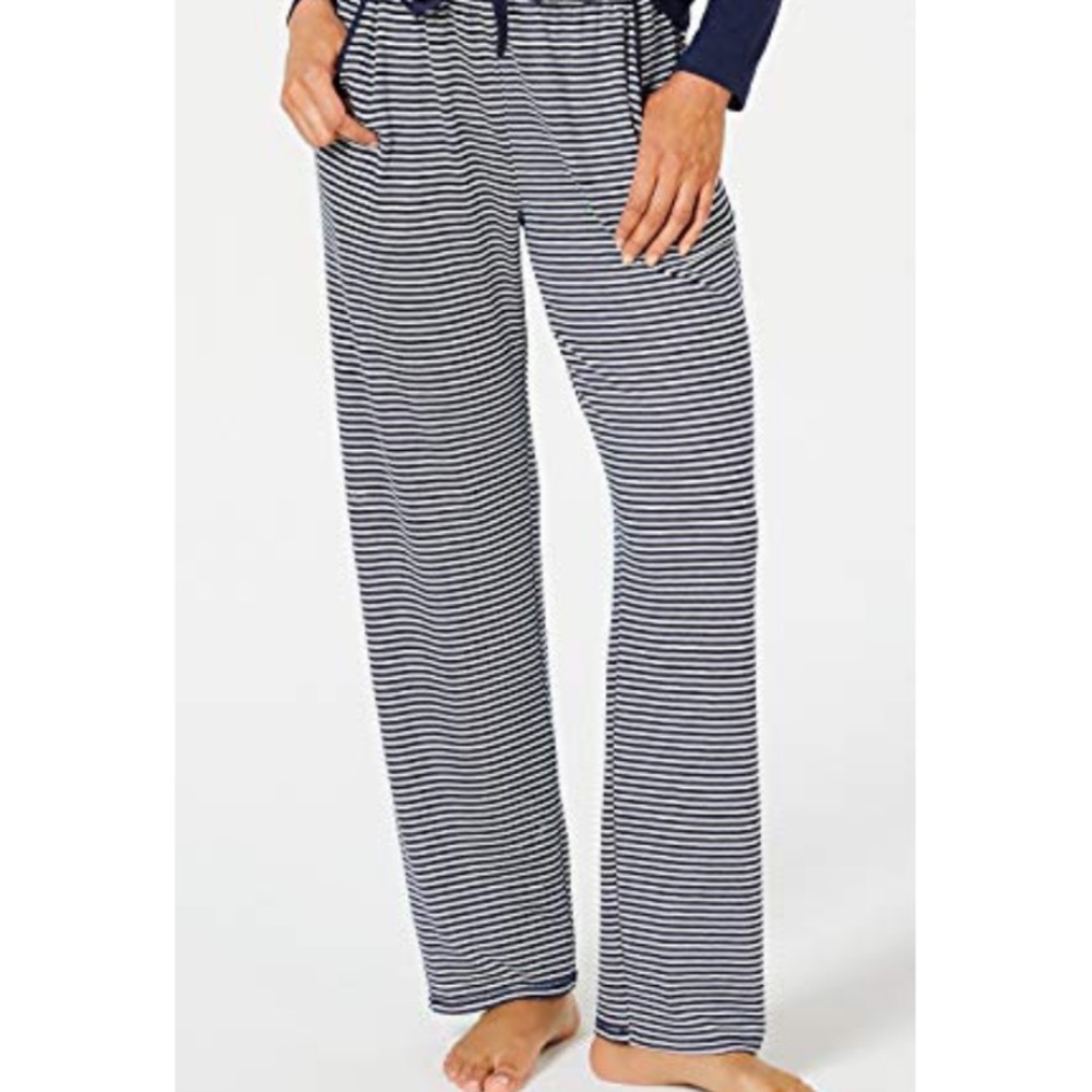 COPY - Charter Club Navy Striped Lounge Pants